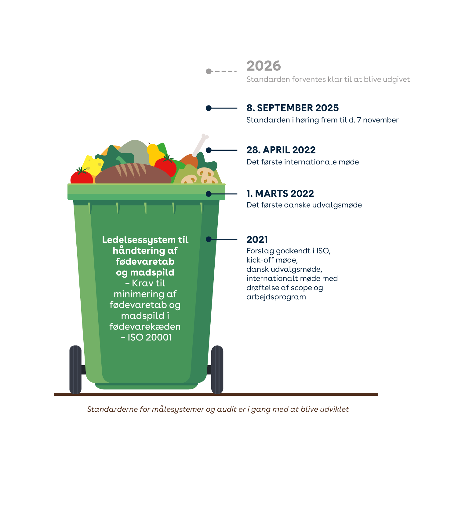 Udarbejdselsen af standarden Udarbejdselsen af standarden