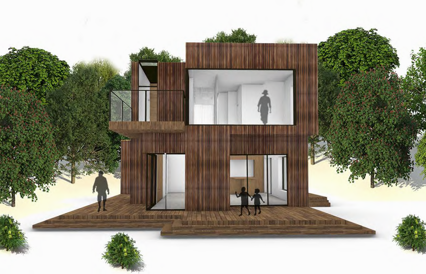 Damhus Villa Tegning