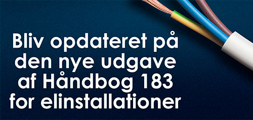 Håndbog 183 for elinstallationer – ny udgave på vej - 2026