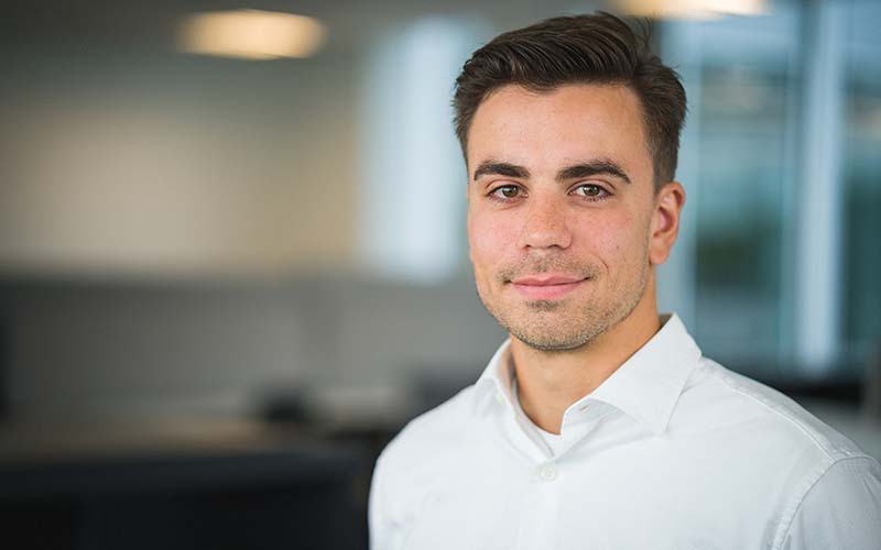 Aleksander Otovic, bæredygtighedschef i entreprenørfirmaet MT Højgaard Danmark Aleksander Otovic, bæredygtighedschef i entreprenørfirmaet MT Højgaard Danmark