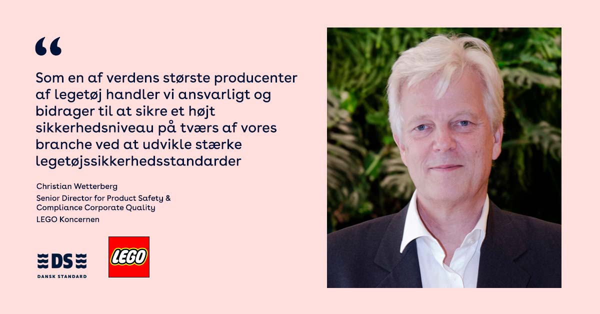 Dansk LEGO-formand får europæisk anerkendelse for sit arbejde med legetøjssikkerhed
