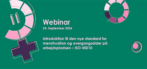 Introduktion til den nye standard for menstruation og overgangsalder på arbejdspladsen